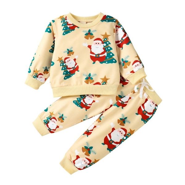 clothing sets toddler baby girl boy autumn christmas clothes set long sleeve o neck santa claus print sweatshirt elastic waist trousers 3, White
clothing sets toddler baby girl boy autumn christmas clothes set long sleeve o neck santa claus print sweatshirt elastic waist trousers 3, White