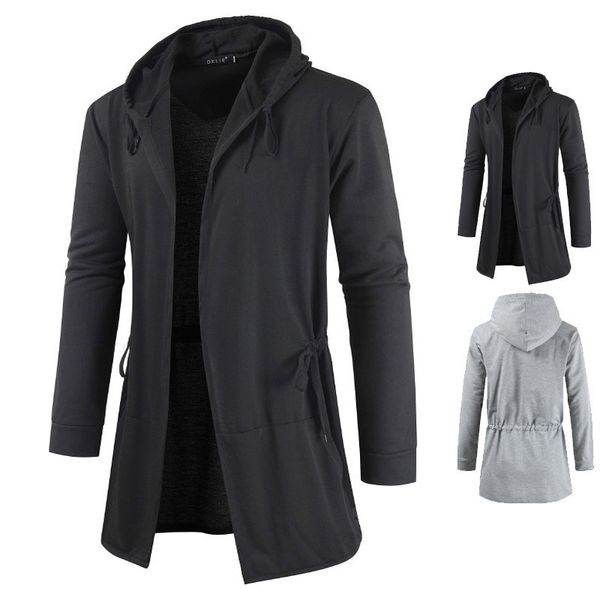 men's hoodies sweatshirts fashion casual men's korean version midlength hooded cardigan jacket casual personalized clothing jacket, Black
men's hoodies sweatshirts fashion casual men's korean version midlength hooded cardigan jacket casual personalized clothing jacket, Black