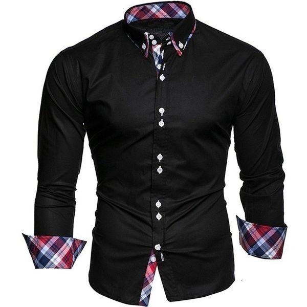men's casual shirts men's business shirt for men slim longsleeved casual camisas para hombre shirt slimfit formal harajuku long sl, White;black
men's casual shirts men's business shirt for men slim longsleeved casual camisas para hombre shirt slimfit formal harajuku long sl, White;black