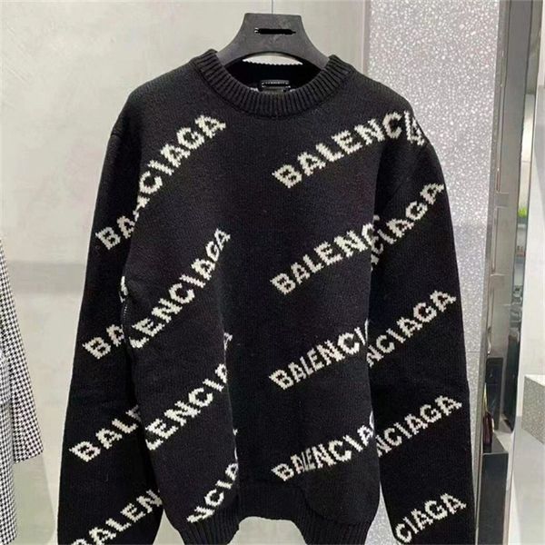 women's sweaters warm soft and comfortable autumn/winter jumper european and american designers long sleeve round neck printed embroide, White;black
women's sweaters warm soft and comfortable autumn/winter jumper european and american designers long sleeve round neck printed embroide, White;black