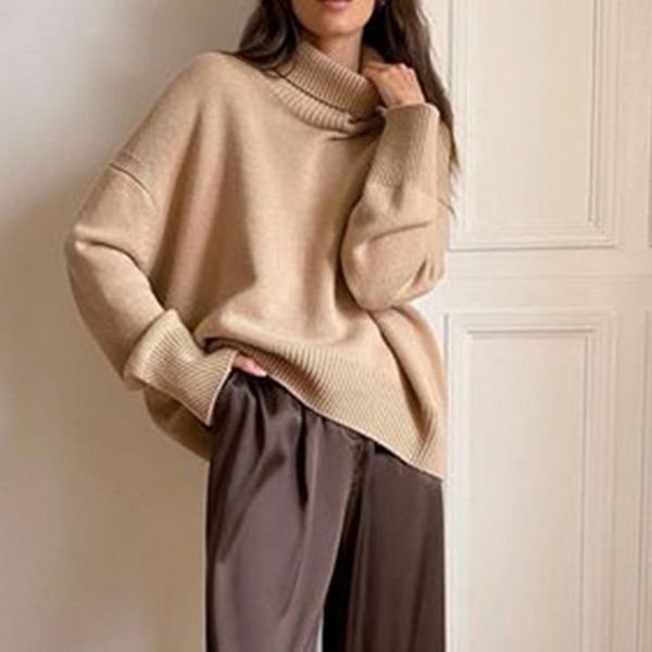 women's sweaters women's turtleneck sweater oversized autumn winter solid color pullover long sleeve jumpers knitwear green rose, White;black
women's sweaters women's turtleneck sweater oversized autumn winter solid color pullover long sleeve jumpers knitwear green rose, White;black