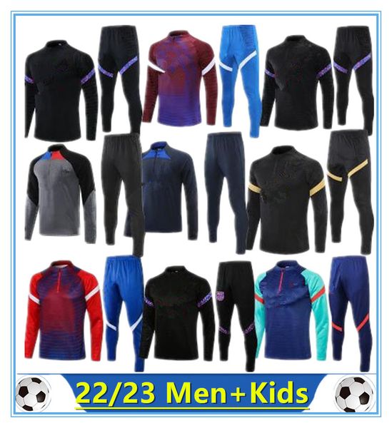 22 23 barcelona soccer training suit ansu fati camisetas de football lewandowski men and kids tracksuit barca set ferran adama auba pedri ga, Black
22 23 barcelona soccer training suit ansu fati camisetas de football lewandowski men and kids tracksuit barca set ferran adama auba pedri ga, Black