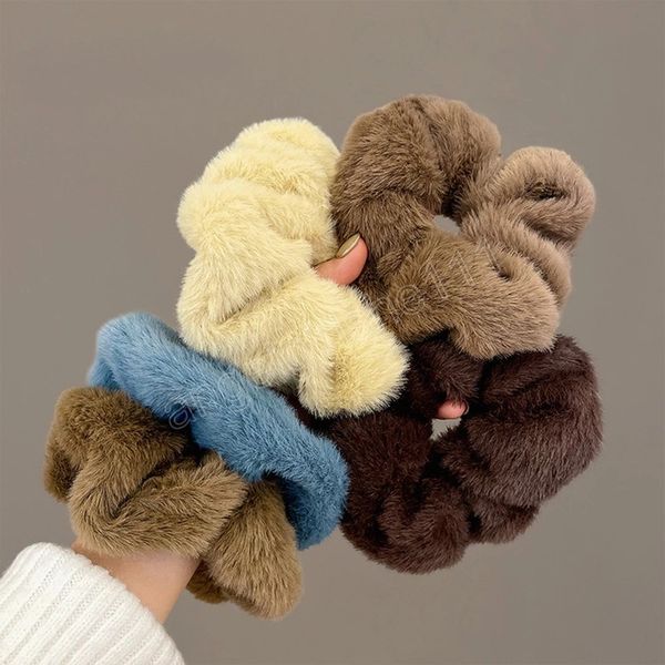 warm soft hair scrunchies furry elastic hairband women girls ponytail holder femme hair accessories, Slivery;white
warm soft hair scrunchies furry elastic hairband women girls ponytail holder femme hair accessories, Slivery;white