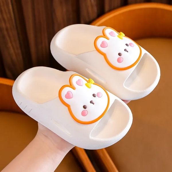slipper cute rabbit girls summer flip flops soft sole kids home slippers child antislip bathroom animals baby indoor slides 221118, Black;grey
slipper cute rabbit girls summer flip flops soft sole kids home slippers child antislip bathroom animals baby indoor slides 221118, Black;grey