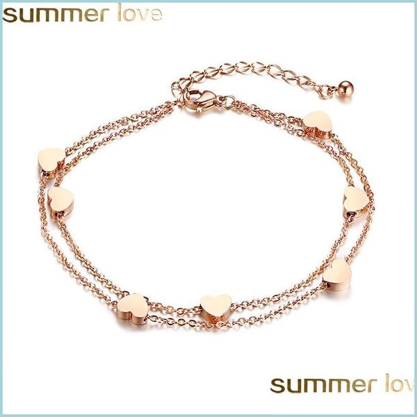 other bracelets new simple design stainless steel charm bracelet 2 layers rose gold link chain mini hearts lover fashion sweety styl dhlbj, Golden;silver
other bracelets new simple design stainless steel charm bracelet 2 layers rose gold link chain mini hearts lover fashion sweety styl dhlbj, Golden;silver