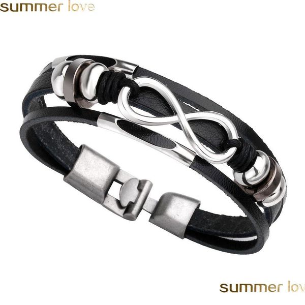 other bracelets vintage handmade leather bracelet 8 bracelets for women mti layer wrap armband jewelry drop delivery dhsfx, Golden;silver
other bracelets vintage handmade leather bracelet 8 bracelets for women mti layer wrap armband jewelry drop delivery dhsfx, Golden;silver