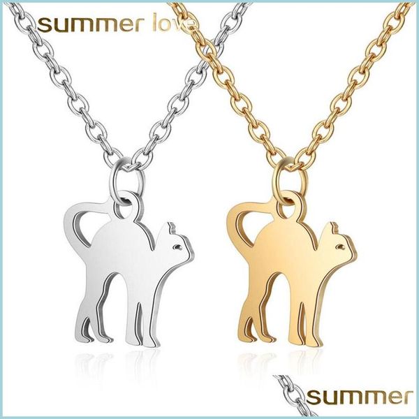 pendant necklaces hight quality stainless steel cute cat pendant necklace for women men simple design pet charm gold sier chain neck dhyz1, Silver
pendant necklaces hight quality stainless steel cute cat pendant necklace for women men simple design pet charm gold sier chain neck dhyz1, Silver