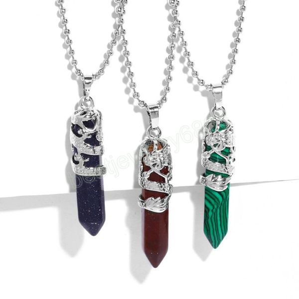 hexagonal pendant necklaces fashion women natural stones rose quartz tiger eye amethyst blue sand red jasper gemstone single pointed silver
hexagonal pendant necklaces fashion women natural stones rose quartz tiger eye amethyst blue sand red jasper gemstone single pointed silver
