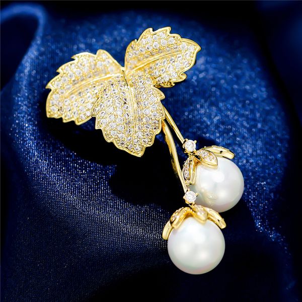 pins brooches cute cherry zircon gold women brooch elegant temperament pearl fruit clothing brooch pin creative broche badge jewelry gift 22, Gray
pins brooches cute cherry zircon gold women brooch elegant temperament pearl fruit clothing brooch pin creative broche badge jewelry gift 22, Gray