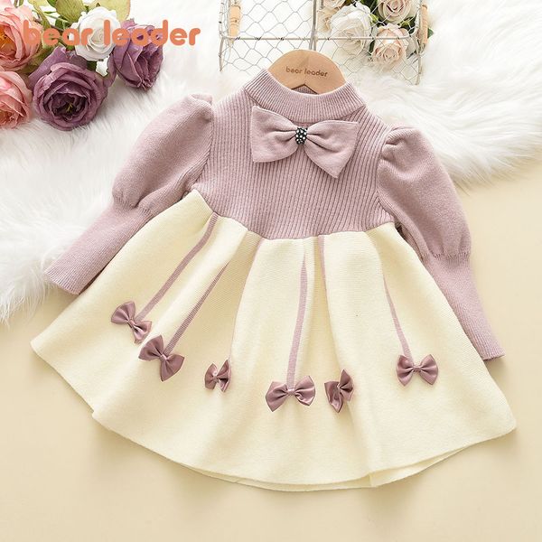 girl s dresses bear leader girls sweater dress children winter knit clothes long sleeves casual outfits bow toddler princess party 221118, Red;yellow
girl s dresses bear leader girls sweater dress children winter knit clothes long sleeves casual outfits bow toddler princess party 221118, Red;yellow