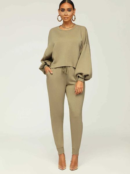 women's two piece pants seigurhry 2 piece outfits for women elegant lounge sets sweatshirt lantern sleeve pullover tracksuits with pock, White
women's two piece pants seigurhry 2 piece outfits for women elegant lounge sets sweatshirt lantern sleeve pullover tracksuits with pock, White