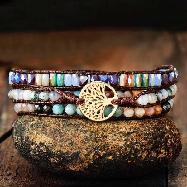 charm bracelets premium women natural stones tree vegan wrap bracelet femme boho dropship 221118, Golden;silver
charm bracelets premium women natural stones tree vegan wrap bracelet femme boho dropship 221118, Golden;silver