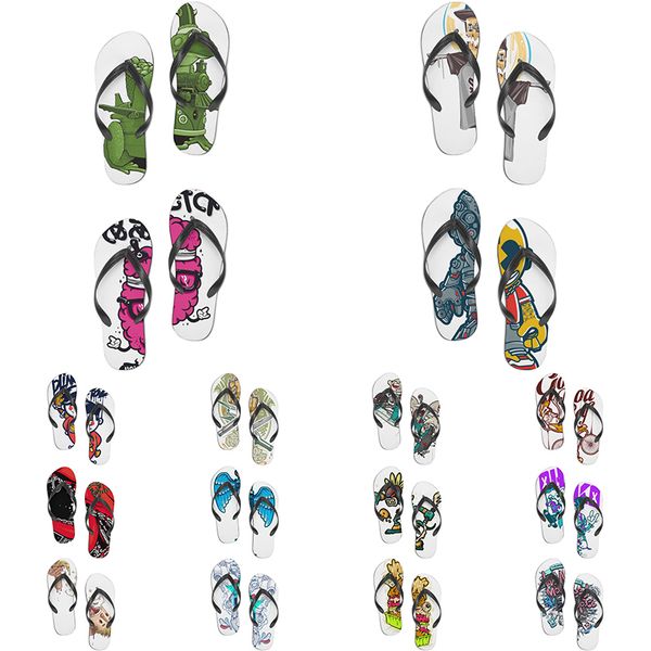 custom shoes slippers flip flop diy pattern support to customization design multicolor white black fashion comfortable sandals
custom shoes slippers flip flop diy pattern support to customization design multicolor white black fashion comfortable sandals