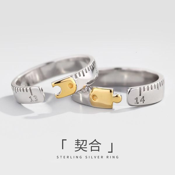 solitaire ring 925 sterling silver gear wheel love resizable lovers' couple boyfrid girlfriend gift 221118, Golden;silver
solitaire ring 925 sterling silver gear wheel love resizable lovers' couple boyfrid girlfriend gift 221118, Golden;silver