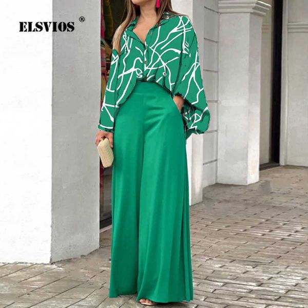 women's two piece pants autumn summer fashion shirts wide-leg pants sets women's long sleeve casual loose printed two piece sets e, White
women's two piece pants autumn summer fashion shirts wide-leg pants sets women's long sleeve casual loose printed two piece sets e, White
