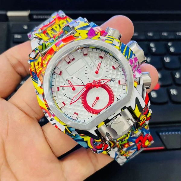 men's sports quartz watch invicto reserve bolt zeus cartoon personality large dial waterproof compass world time all hands can be opera, Slivery;brown
men's sports quartz watch invicto reserve bolt zeus cartoon personality large dial waterproof compass world time all hands can be opera, Slivery;brown