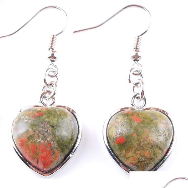 dangle chandelier natural unakite jasper stones dangle earrings love heart shape bead pendant drop earring wedding jewelry for wom dhpzw, Silver
dangle chandelier natural unakite jasper stones dangle earrings love heart shape bead pendant drop earring wedding jewelry for wom dhpzw, Silver