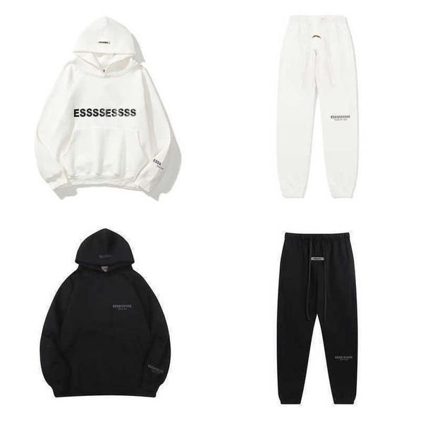 men's luxury classic tracksuits sweatshirts letter esss hoodies men women sportswear pants suit hooded sweater casual pullover couple, Black
men's luxury classic tracksuits sweatshirts letter esss hoodies men women sportswear pants suit hooded sweater casual pullover couple, Black