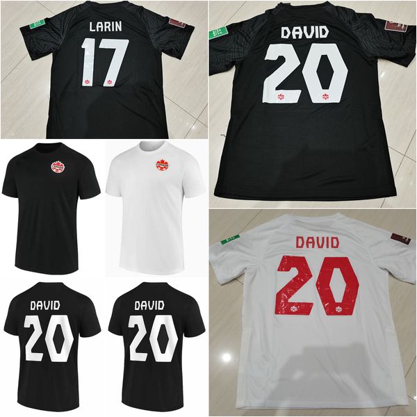 national team 2022 world cup canada soccer jerseys 20 jonathan david 17 cyle larin football shirt kits uniform black white color away for sp, Black;yellow
national team 2022 world cup canada soccer jerseys 20 jonathan david 17 cyle larin football shirt kits uniform black white color away for sp, Black;yellow