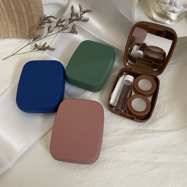 lens clothes pure color frosted contact case female compact and simple portable es myopia companion box storage 221119
lens clothes pure color frosted contact case female compact and simple portable es myopia companion box storage 221119