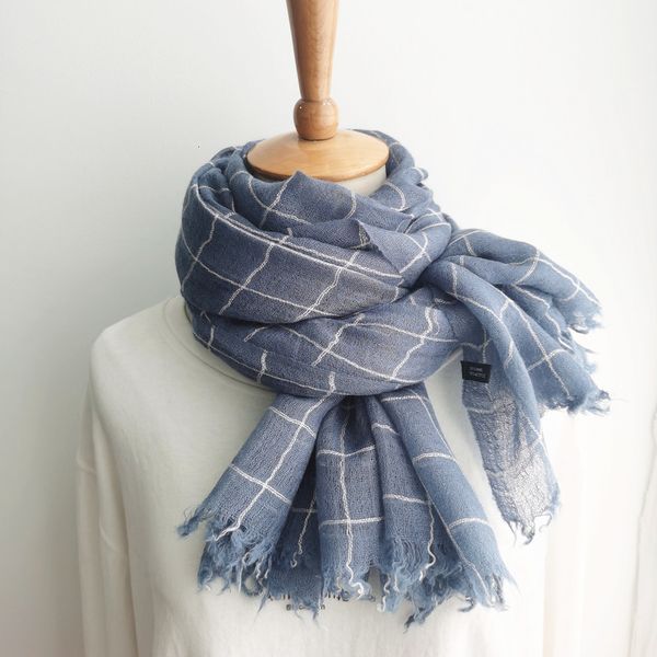 scarves men plaid scarf cotton and linen japanese korean styles wo blue 221119, Blue;gray
scarves men plaid scarf cotton and linen japanese korean styles wo blue 221119, Blue;gray