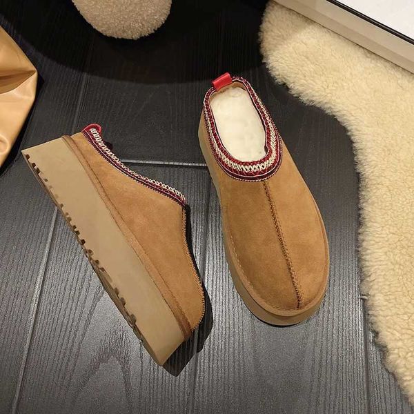 designer slippers 2023 tazz luxury snow boot wool integrated slipper autumn winter women muffin thick soled leather plush wrapped half slide, Black
designer slippers 2023 tazz luxury snow boot wool integrated slipper autumn winter women muffin thick soled leather plush wrapped half slide, Black