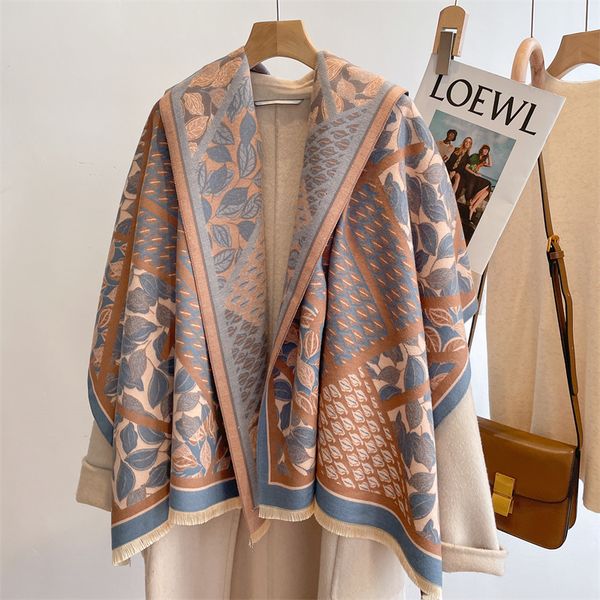 scarves luxury brand thick blanket scarf for women design winter warm cashmere shawls and wraps female bandana bufanda echarpe 221119, Blue;gray
scarves luxury brand thick blanket scarf for women design winter warm cashmere shawls and wraps female bandana bufanda echarpe 221119, Blue;gray