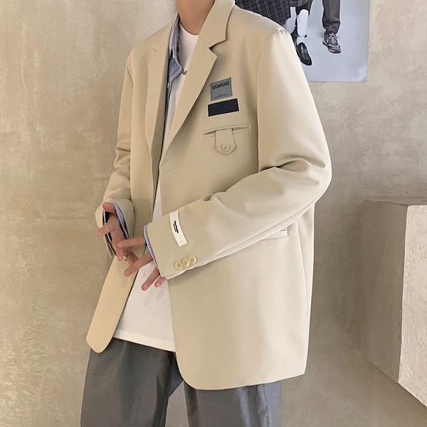 men's suits blazers men's suit fashion solid color longsleeved spring and autumn handsome trendy brand casual small suit button bu, White;black
men's suits blazers men's suit fashion solid color longsleeved spring and autumn handsome trendy brand casual small suit button bu, White;black