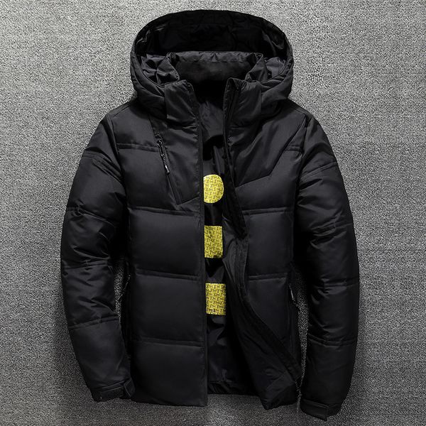 men's down parkas winter warm men jacket coat casual autumn stand collar puffer thick hat white duck parka male men's winter down, Black
men's down parkas winter warm men jacket coat casual autumn stand collar puffer thick hat white duck parka male men's winter down, Black