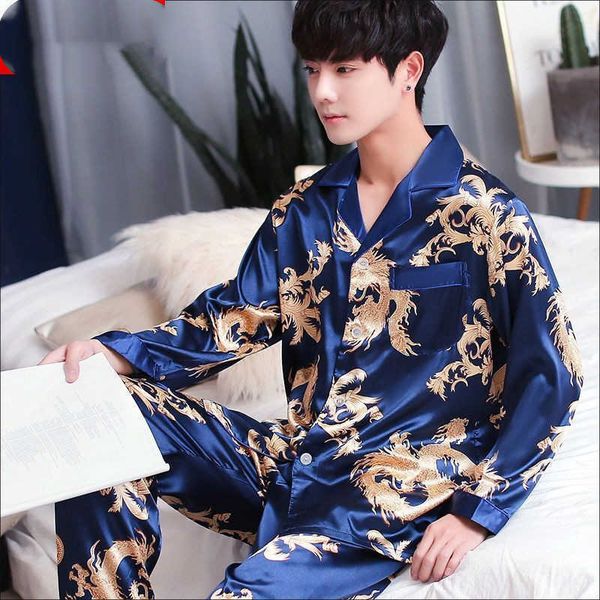 men's sleepwear men's rayon silk pajamas stripe sleepwear set pajama set full sleeve shirt pant big 2pcs/suit men homewear kpacota, Black;brown
men's sleepwear men's rayon silk pajamas stripe sleepwear set pajama set full sleeve shirt pant big 2pcs/suit men homewear kpacota, Black;brown
