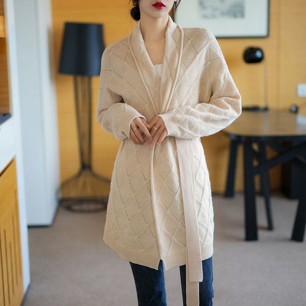 women's knits tees high end long sleeve 100 cashmere knitted cardigan women korean fashion hollow out sweater winter knitwear ladies cl, White
women's knits tees high end long sleeve 100 cashmere knitted cardigan women korean fashion hollow out sweater winter knitwear ladies cl, White