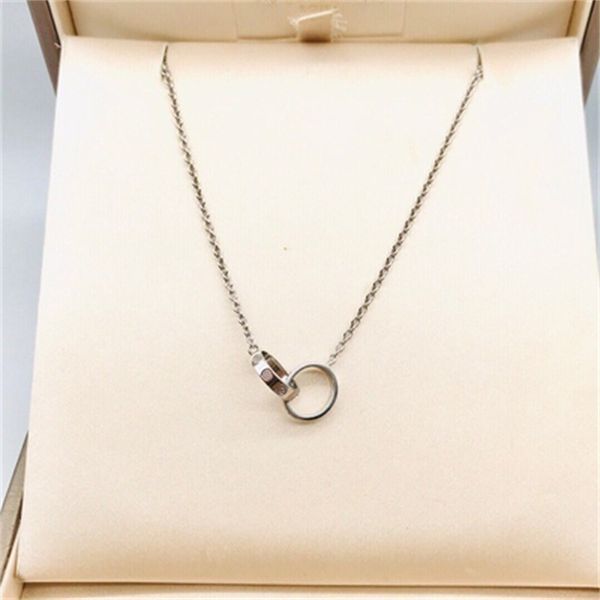 fashionable designer necklaces luxury jewelry chain diamond necklace womens stainless steel love circle wedding classic famous cjeweler pend, Silver
fashionable designer necklaces luxury jewelry chain diamond necklace womens stainless steel love circle wedding classic famous cjeweler pend, Silver