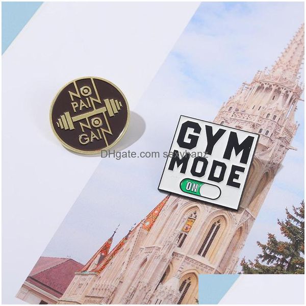 pins brooches no pain gain letter pattern enamel painting brooch round pins gym theme zinc metal gold plated brooches for girls sma dhbyt, Gray
pins brooches no pain gain letter pattern enamel painting brooch round pins gym theme zinc metal gold plated brooches for girls sma dhbyt, Gray