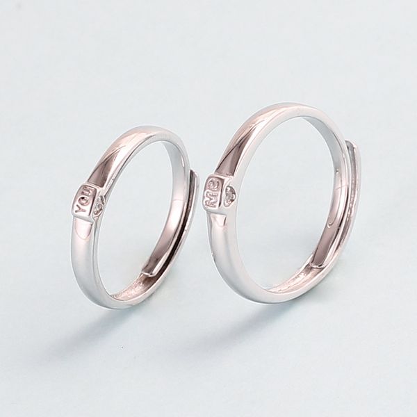 solitaire ring 925 sterling silver you and me love resizable lovers' couple boyfrid girlfriend gift 221118, Golden;silver
solitaire ring 925 sterling silver you and me love resizable lovers' couple boyfrid girlfriend gift 221118, Golden;silver
