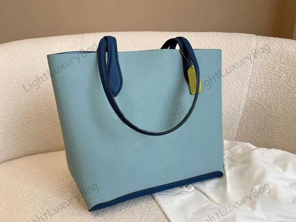 tote bag high capacity designer two-tone leather handbags practical shoulder wallet for women classic famous brand shopping purses 220214
tote bag high capacity designer two-tone leather handbags practical shoulder wallet for women classic famous brand shopping purses 220214