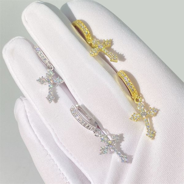 fashion men women shiny earrings s925 sterling silver moissanite cross earrings nice gift for friends, Golden;silver
fashion men women shiny earrings s925 sterling silver moissanite cross earrings nice gift for friends, Golden;silver