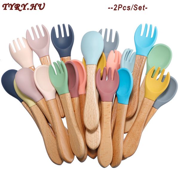 cups dishes utensils tyryhu 2pcs baby bamboo fork silicone wooden baby feeding spoon toddlers infant feeding accessories organic bpa food gr
cups dishes utensils tyryhu 2pcs baby bamboo fork silicone wooden baby feeding spoon toddlers infant feeding accessories organic bpa food gr