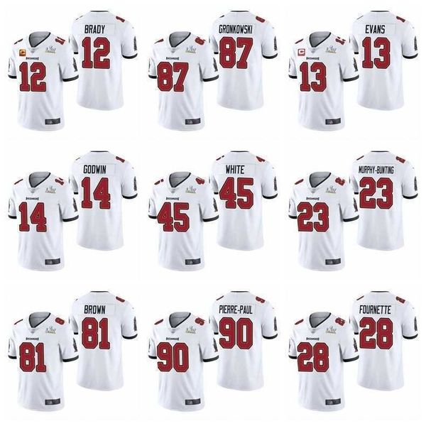jersey 12 tom brady 87 rob gronkowski 13 evans 14 godwin tampa bay super buccaneer men white bowl limited football jersey, Black
jersey 12 tom brady 87 rob gronkowski 13 evans 14 godwin tampa bay super buccaneer men white bowl limited football jersey, Black