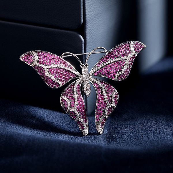 pins brooches luxury zircon inlaid butterfly brooch pin french elegant fashion women corsage wedding jewelry insect winter broche xmas gift, Gray
pins brooches luxury zircon inlaid butterfly brooch pin french elegant fashion women corsage wedding jewelry insect winter broche xmas gift, Gray