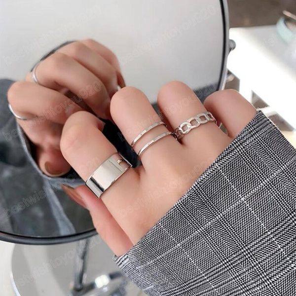3pcs/set hiphop rings for men women creative opening adjustable retro ring gold silver color ring set fashion jewelry gift
3pcs/set hiphop rings for men women creative opening adjustable retro ring gold silver color ring set fashion jewelry gift