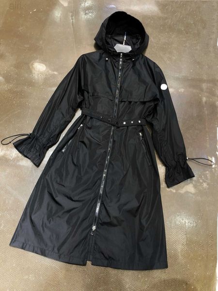mon designer french woman trench jackets coats maya hooded waist breathable sunscreen clothes embroidered armbands windbreaker coat, Black;brown
mon designer french woman trench jackets coats maya hooded waist breathable sunscreen clothes embroidered armbands windbreaker coat, Black;brown