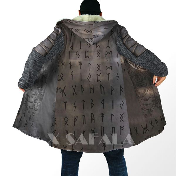 men's wool blends thick warm hooded cloak for men tattoo symbol viking armor overcoat coat 3d print windproof fleece casual9 221119, Black
men's wool blends thick warm hooded cloak for men tattoo symbol viking armor overcoat coat 3d print windproof fleece casual9 221119, Black