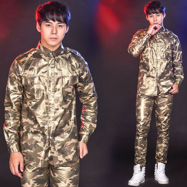 men's casual shirts s6xl shirt men's camouflage pants clothing suit singer bar nightclub host brothers group dress act 221119, White;black
men's casual shirts s6xl shirt men's camouflage pants clothing suit singer bar nightclub host brothers group dress act 221119, White;black