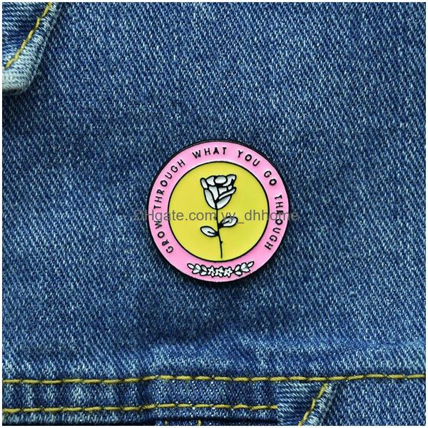 pins brooches creative round roses brooches for women cartoon funny fashion paint enamel lapel pins grow through what you go letter dh7d4, Gray
pins brooches creative round roses brooches for women cartoon funny fashion paint enamel lapel pins grow through what you go letter dh7d4, Gray