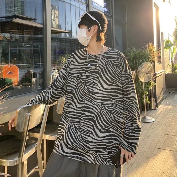 men's tshirts fashion personality longsleeved tshirt men's super loose casual sweater bottoming shirt clothes 221119, White;black
men's tshirts fashion personality longsleeved tshirt men's super loose casual sweater bottoming shirt clothes 221119, White;black