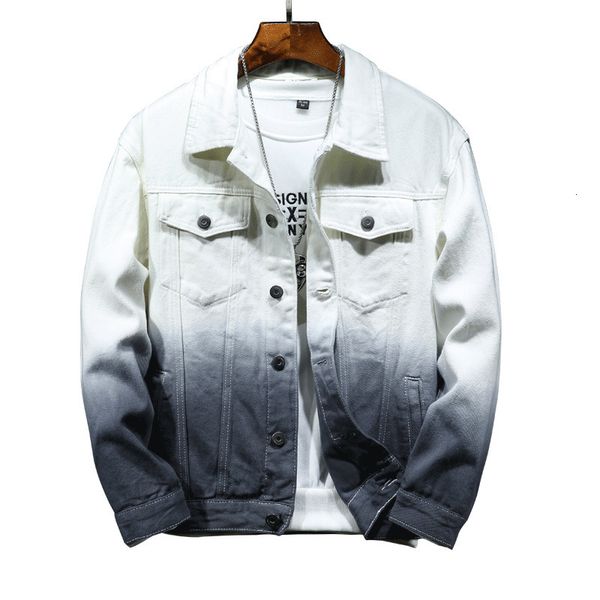 men's down parkas men's denim jacket two tone individuality design streetwear spring autumn male washed slim casual cowboy jackets, Black
men's down parkas men's denim jacket two tone individuality design streetwear spring autumn male washed slim casual cowboy jackets, Black