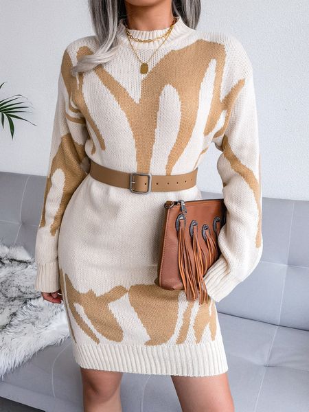 casual dresses elegant long sleeve sweater dress print pollover knitted casual mini dress women ladies autumn vestido women winter clothes 2, Black;gray
casual dresses elegant long sleeve sweater dress print pollover knitted casual mini dress women ladies autumn vestido women winter clothes 2, Black;gray