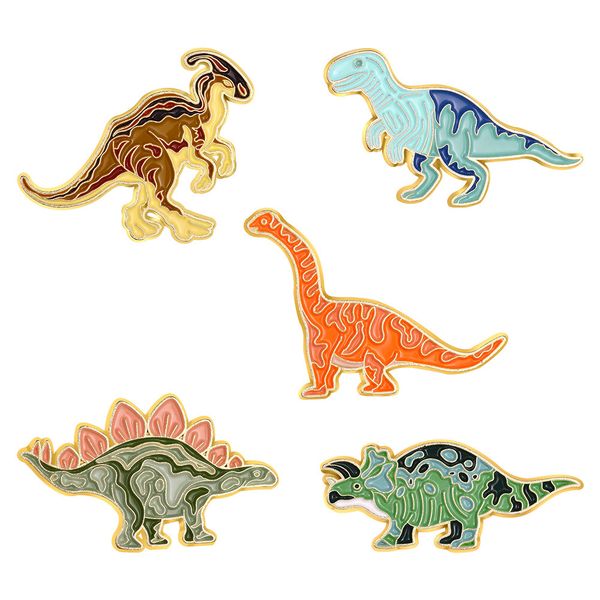 gold plated small dinosaur alloy brooches set 5pcs cute animal enamel badges for boys tyrannosaurus stegosaurus tricera lapel pins jewelry g, Gray
gold plated small dinosaur alloy brooches set 5pcs cute animal enamel badges for boys tyrannosaurus stegosaurus tricera lapel pins jewelry g, Gray