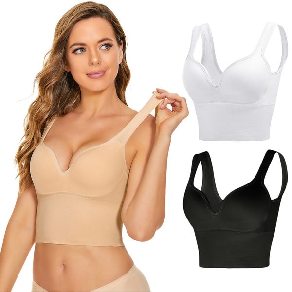bras for women female sports wireless unwired push up lette women s underwear without bones frame 221119, Red;black
bras for women female sports wireless unwired push up lette women s underwear without bones frame 221119, Red;black
