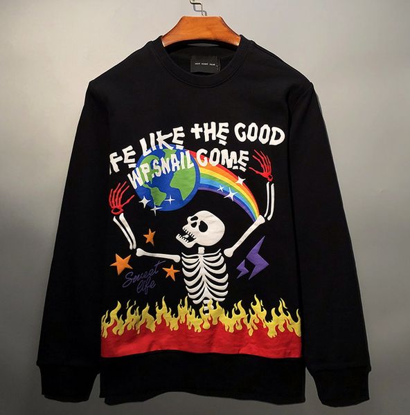 popular flame skull round neck coat 2023 men women sweater thin high street fashion autumn winter europe america student cotton pullover cas, Black
popular flame skull round neck coat 2023 men women sweater thin high street fashion autumn winter europe america student cotton pullover cas, Black